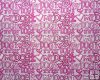 I Love My Dog in Pink on pink background