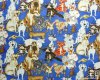 Cute Dog Portraits on Blue